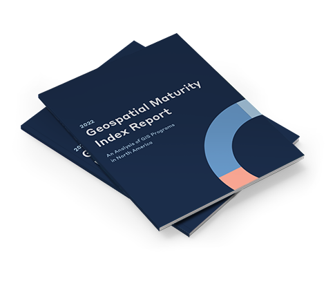 Cover of Geospatial Maturity Index Report 2022.
