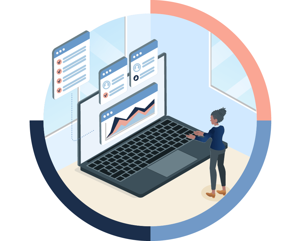 Budgeting tool interface graphic