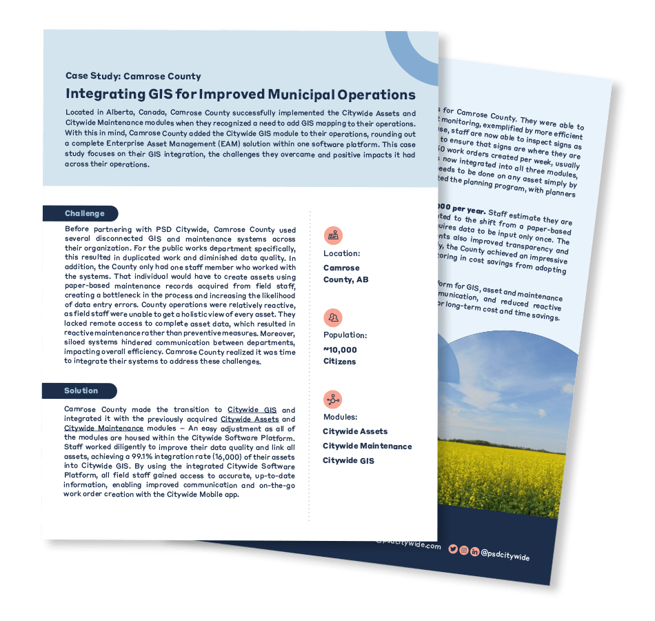 Camrose County municipal case study