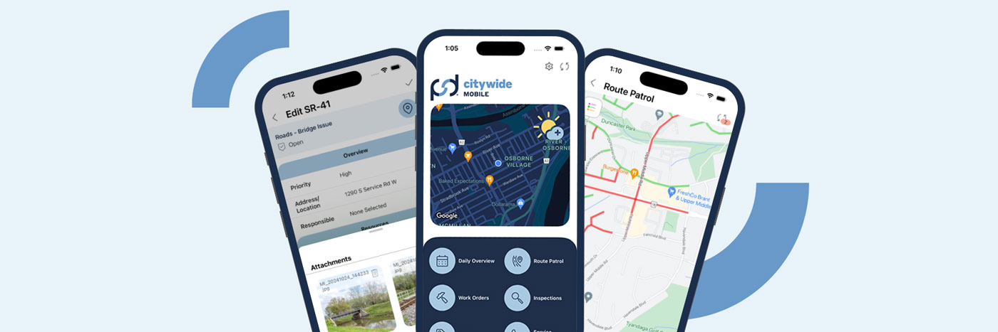 Citywide mobile tools display.