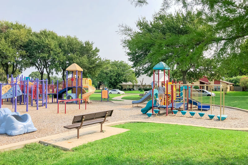 Playground near residential neighborhood.