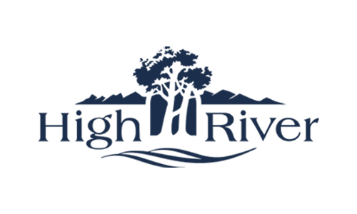 High River Alberta logo.