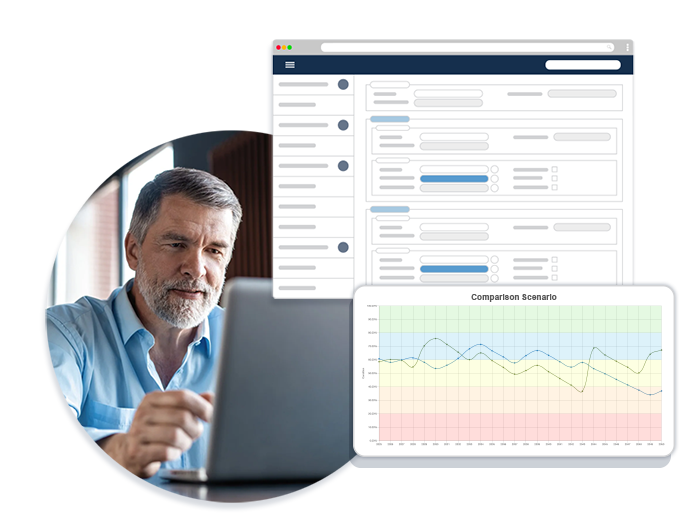 Image of municipal staff using Citywide Decision Support software.