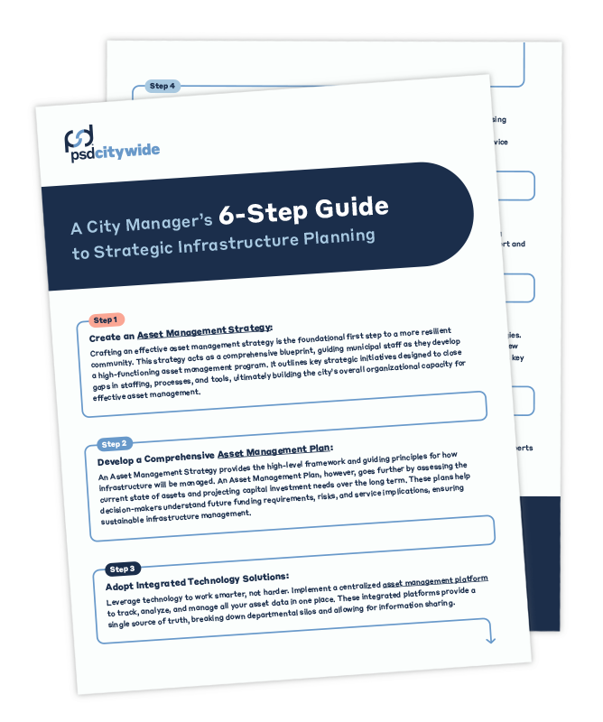 City Manager's 6-Step Guide to Strategic Infrastructure Planning.